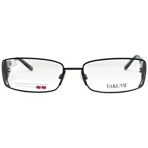 Takumi T9922 Black Eyeglass Frames 55-17-135 Women’s Rectangle Full Rim Optical